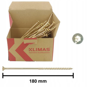 Wkręty Ciesielskie Do Drewna 6x180 Torx 100szt