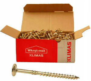 Wkręty Ciesielskie Do Drewna Talerzowe Torx 8x260