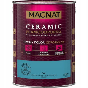 Farba Magnat Ceramic 5l C61 Szmaragdowy Akwamaryn