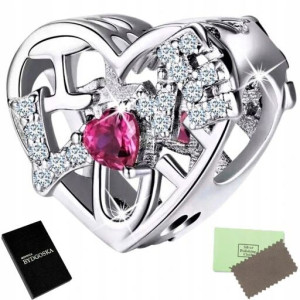 Charms Serce I Love You Miłość Zawieszka Grawer