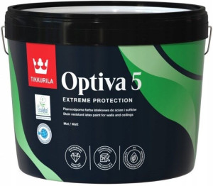 TIKKURILA OPTIVA MAT [5] farba lateksowa 9L baza A