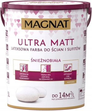 Magnat Ultra Matt 5l Farba Lateksowa Do Sufitów