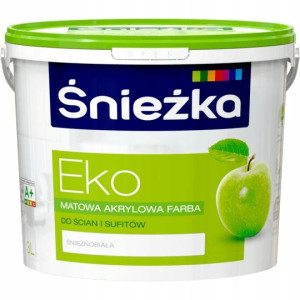 Eko Śnieżka 3l Farba Akrylowa Ścian Sufitu Biała