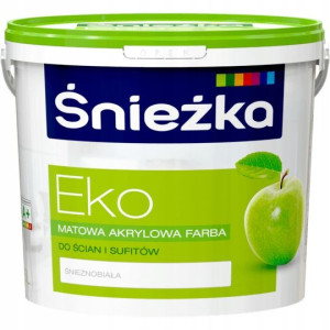 Eko Śnieżka 5l Farba Akrylowa Ścian Sufitu Biała
