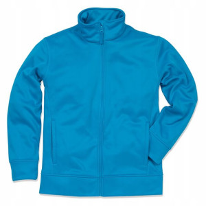 BLUZA MĘSKA SPORTOWA rozpinana TURKUSOWA L