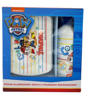 PAW PATROL Bidon 500 ml z pojemnikiem śniadniowym
