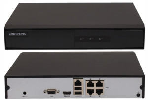 Rejestrator HIKVISION 4x PoE do Kamer IP NVR 4Mpx