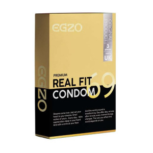 3 Prezerwatywy Egzo Real Fit