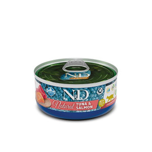 Farmina N&D Cat Natural Salmon & Tuna Mokra Karma Dla Dorosłych Kotów Z Łos