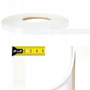 Klejowe Białe Połyskowe Obrzeże Meblowe Na Meble Biurko Regał 21mm x 15m