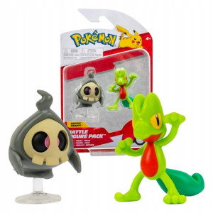 Pokemon 2 Figurki Bitewne Duskull + Treecko 2 Pak