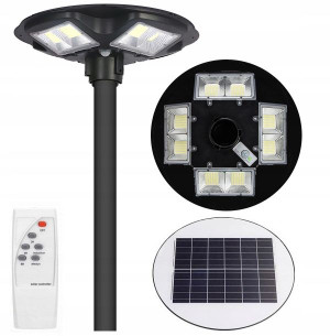 Lampa solarna LED uliczna UFO z czujnikiem + pilot