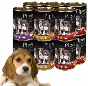 PIPER JUNIOR PUSZKA 400G x 12 szt mix smaków