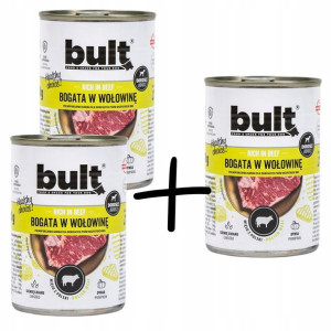 Bult Puszka Bogata W Wołowinę 400g 2+1