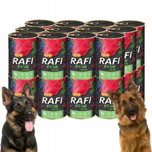 RAFI Dolina Noteci DZICZYZNA Karma Zestaw 24x 400g