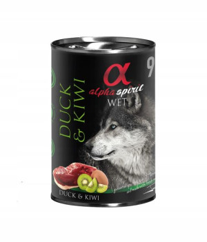 Alpha Spirit Pies Kaczka Z Jabłkiem Puszka 400g
