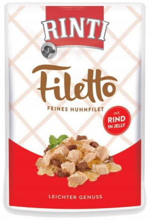 RINTI FILLETO kura i wołowina w galaretce 100g
