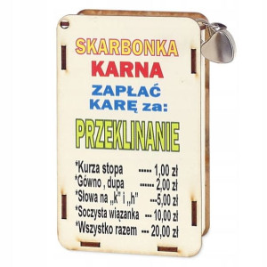 Skarbonka Karna Za Przeklinanie Pieniądze Zabawna