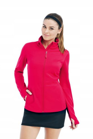 BLUZA DAMSKA SPORTOWA rozpinana RÓŻOWA XL