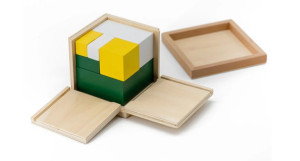 Drewniana Kostka Puzzle 3d Dla Dzieci