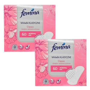Wkładki Femina Classic Normal Klasyczne 120szt