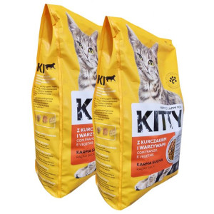 Sucha Karma Dla Kota Kitty Kurczak Warzywa 4kg
