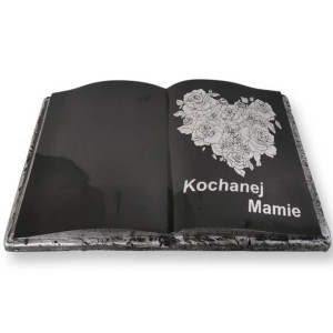 Księga podkład "Kochanej mamie" srebro