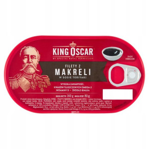 King Oscar Filety z Makreli Teriyaki 160g