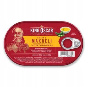 King Oscar Filety z Makreli Jalapeno w oleju 160g