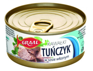 Graal Tuńczyk Kawałki w Sosie Własnym 170g