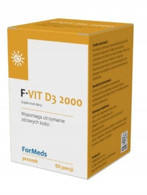F-VIT D3 2000 ForMeds 60 porcji Witamina Odporność