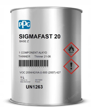 PPG SIGMAFAST 20 CZARNA RAL 9005 1L Farba Okrętowa