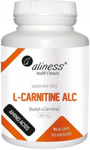 L-Carnitine ALC 500mg x 100kaps KARNITYNA Aliness