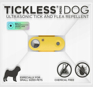 TickLess Pet Mini Marigold na kleszcze psów kotów