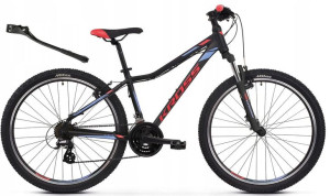 Rower MTB Kross lea 2.0 SR czarny rama 17 + Stopka