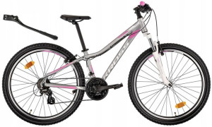 Rower MTB Kross Lea 2.0 D 27 szary 13+ Stopka