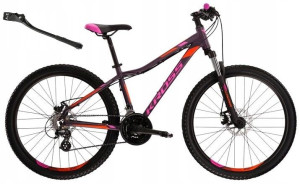 Rower MTB Kross Lea 3.0 fioletowy rama 19+ Stopka