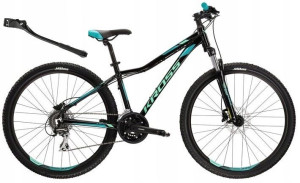 Rower MTB Kross Lea 5.0 czarny rama 17 + Stopka