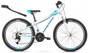 Rower MTB Kross Lea 1.0 biały 19" + Podpórka