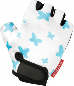 Rękawiczki Bright Blue Joy Xs Biały