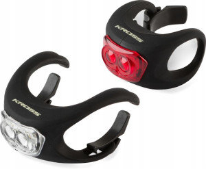 Oświetlenie rowerowe Kross SILICONE 2 LED LIGHT