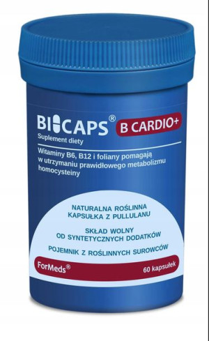 Formeds Bicaps B Cardio+ Witamina B6 B12 Foliany