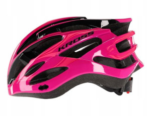 Kask rowerowy LAKI KROSS różowy rozmiar L 58-61