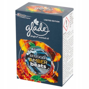 GLADE Wkład do odświeżacza SMOOTH AMBER BEATS 20ml