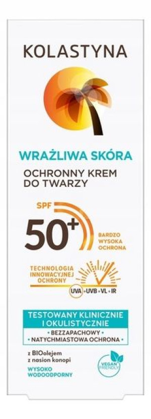 Kolastyna Krem ochronny skóra wrażliwa SPF 50+