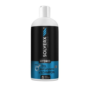 SOLVERX MEN HYDRO Żel pod prysznic i szampon 2w1