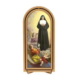 Obraz półokrągły w ramce - Święta  Maria Dominika Mazzarello