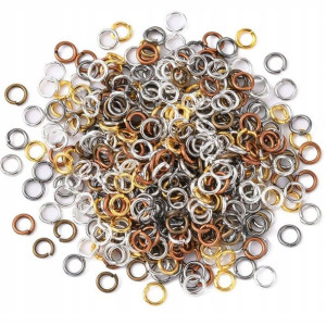 Ogniwa Ogniwka Kółeczka do Biżuterii 4mm 250sz Mix
