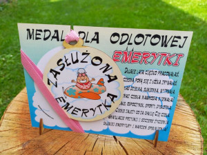 Medal dla Zasłużonej Emerytki. Super prezent