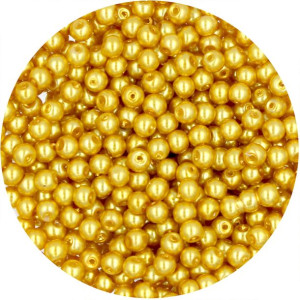 67 Perła Perły Perełki Szklane 4mm 50szt